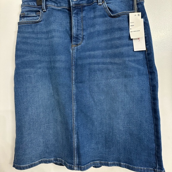 jcpenney Skirts Jcpenny Midi Denim Skirt Poshmark